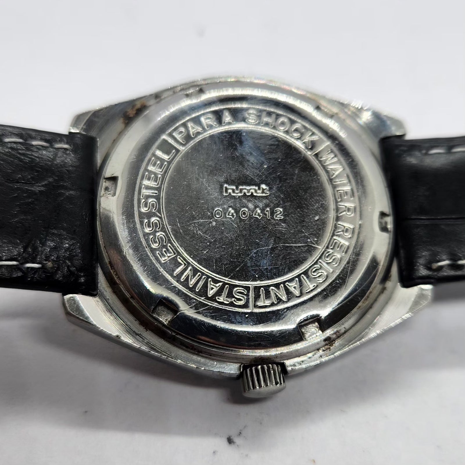 Vintage Original HMT Chirag Hand Winding 17 Jewels Brown Face Men's Wrist Watch HM21