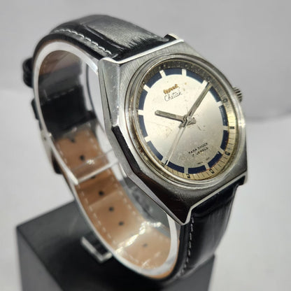 Vintage Original HMT Chetak Hand Winding 17 Jewels Silver Face Men's Wrist Watch HM23