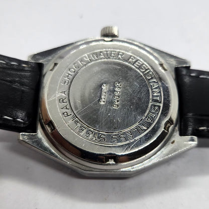 Vintage Original HMT Chetak Hand Winding 17 Jewels Silver Face Men's Wrist Watch HM23