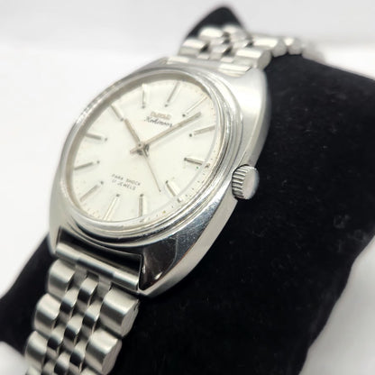 Vintage Original HMT Kohinoor Hand Winding 17 Jewels White Face Men's Wrist Watch HM27