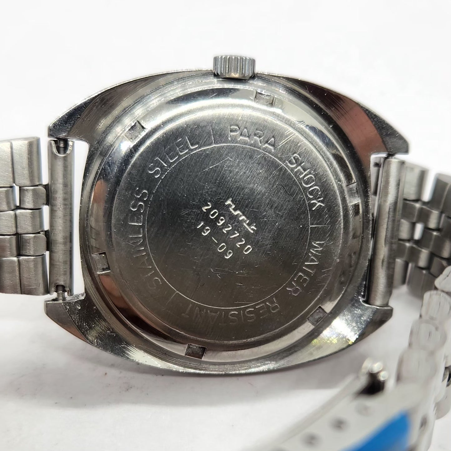 Vintage Original HMT Kohinoor Hand Winding 17 Jewels White Face Men's Wrist Watch HM27