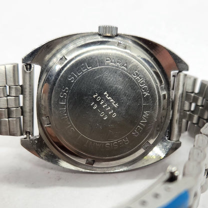 Vintage Original HMT Kohinoor Hand Winding 17 Jewels White Face Men's Wrist Watch HM27