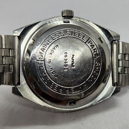 Vintage Original HMT Sandeep Hand Winding 17 Jewels Black Face Men's Wrist Watch HM34