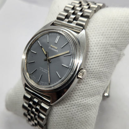 Vintage Original HMT Kohinoor Hand Winding 17 Jewels Grey Face Men's Wrist Watch HM35