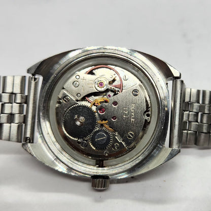 Vintage Original HMT Kohinoor Hand Winding 17 Jewels Grey Face Men's Wrist Watch HM35