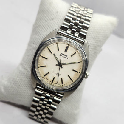 Vintage Original HMT Kohinoor Hand Winding 17 Jewels Off white Face Men's Wrist Watch HM37