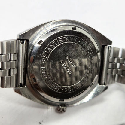 Vintage Original HMT Chirag Hand Winding 17 Jewels Brown Face Men's Wrist Watch HM38