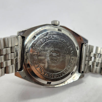 Vintage Original HMT Abhishek Hand Winding 17 Jewels Gold Face Men's Wrist Watch HM39