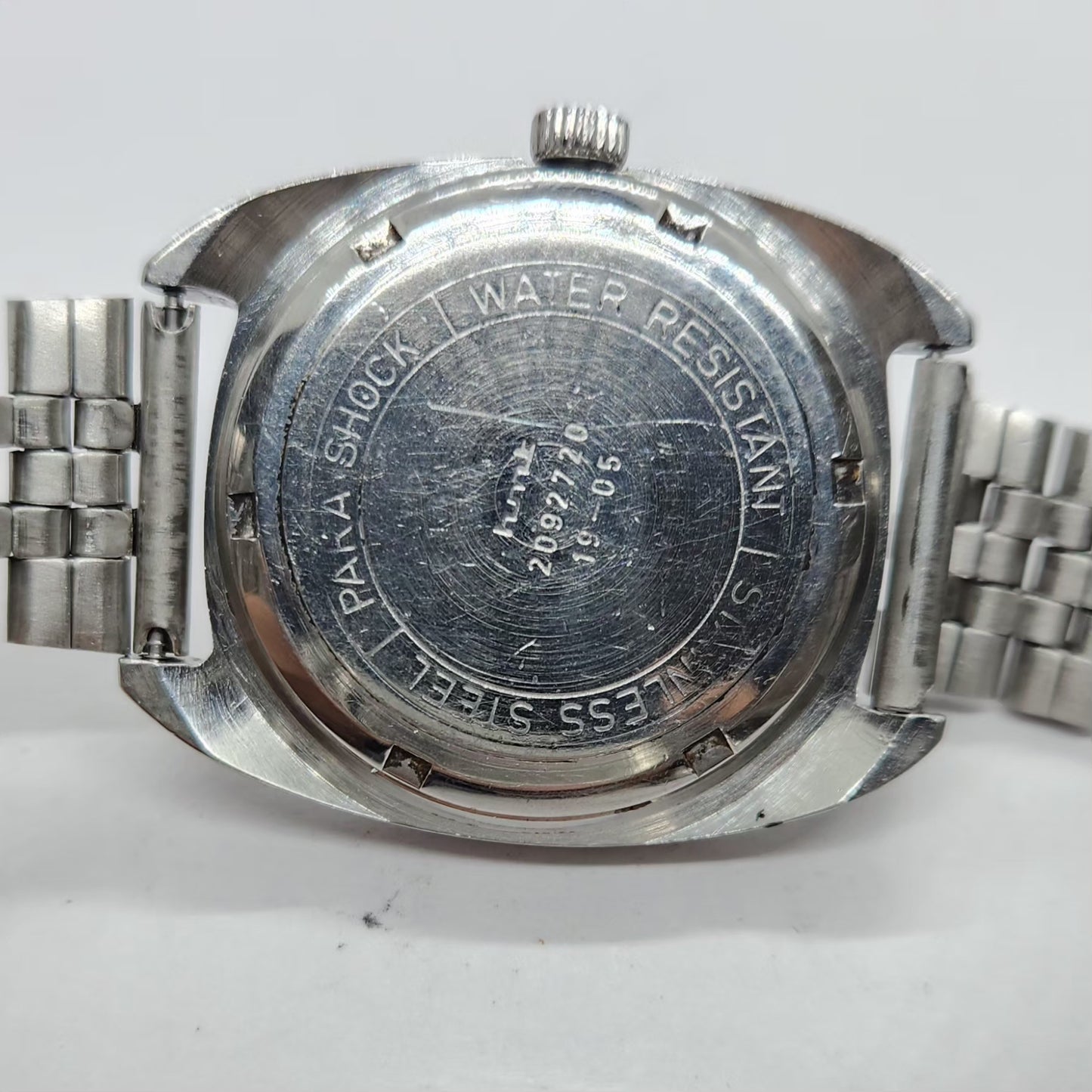 Vintage Original HMT Kohinoor Hand Winding 17 Jewels Grey Face Men's Wrist Watch HM42