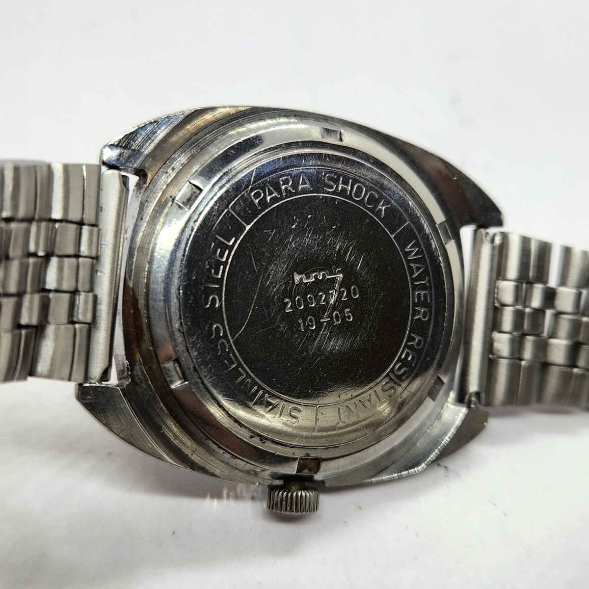 Vintage Original HMT Kohinoor Hand Winding 17 Jewels Off White Face Men's Wrist Watch HM46