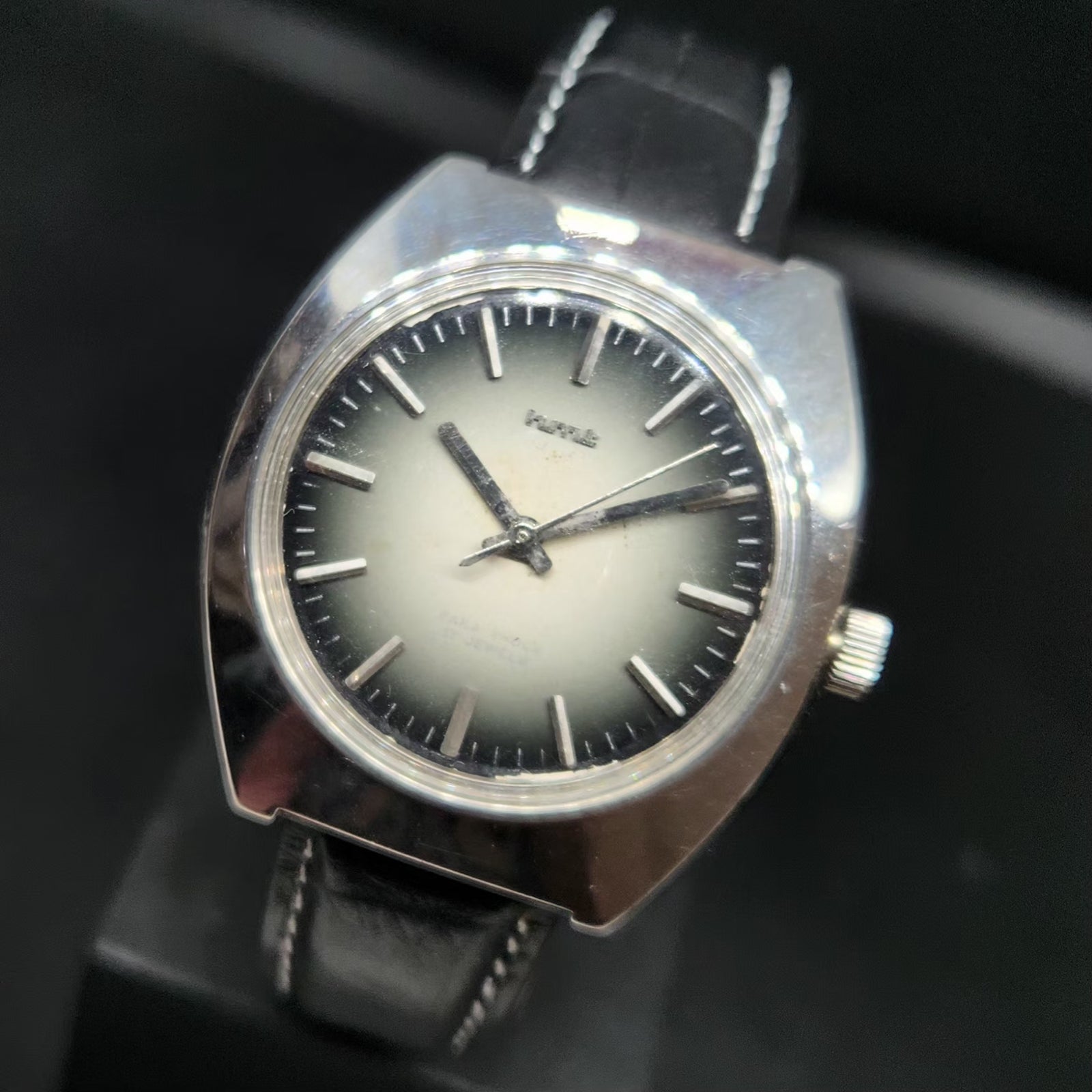Vintage Original HMT Ajeet Hand Winding 17 Jewels Grey Face Men's Wrist Watch HM60