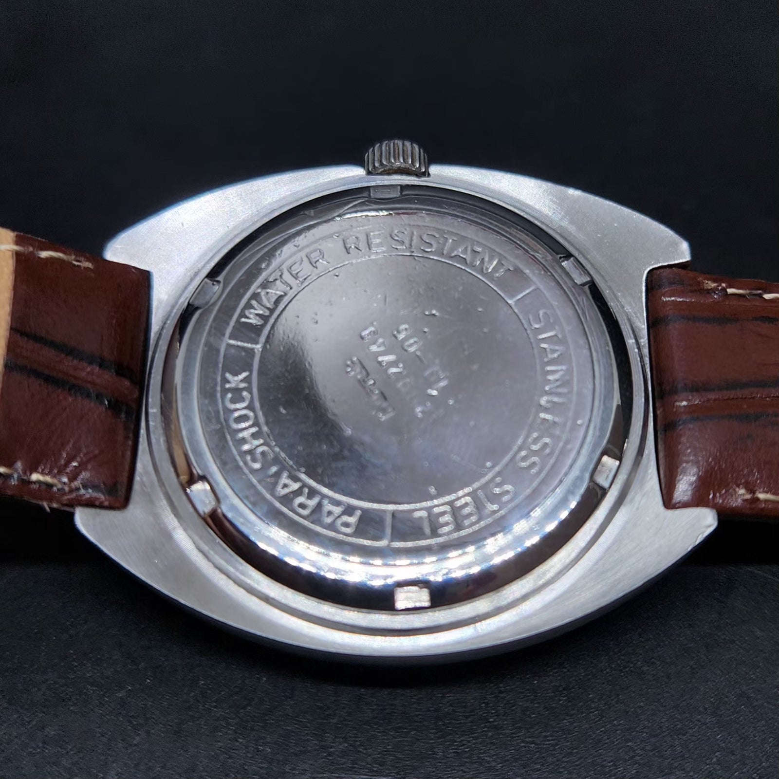 Vintage Original HMT Kohinoor Hand Winding 17 Jewels Grey Face Men's Wrist Watch HM63