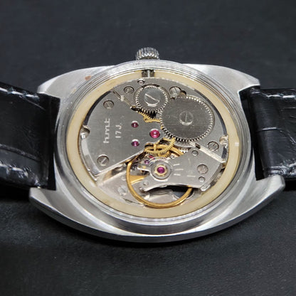 Vintage Original HMT Vijay Hand Winding 17 Jewels Grey Face Men's Wrist Watch HM67