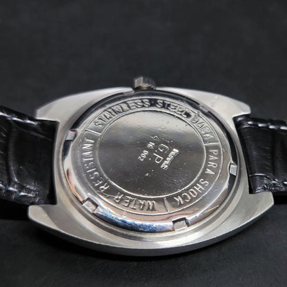 Vintage Original HMT Avinash Hand Winding 17 Jewels Blue Face Men's Wrist Watch HM70