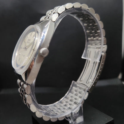 Vintage Original HMT Chethan Hand Winding 17 Jewels Silver Face Men's Wrist Watch HM71