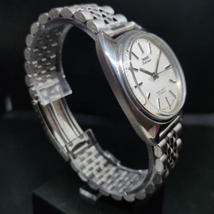 Vintage Original HMT Kohinoor Hand Winding 17 Jewels White Face Men's Wrist Watch HM75