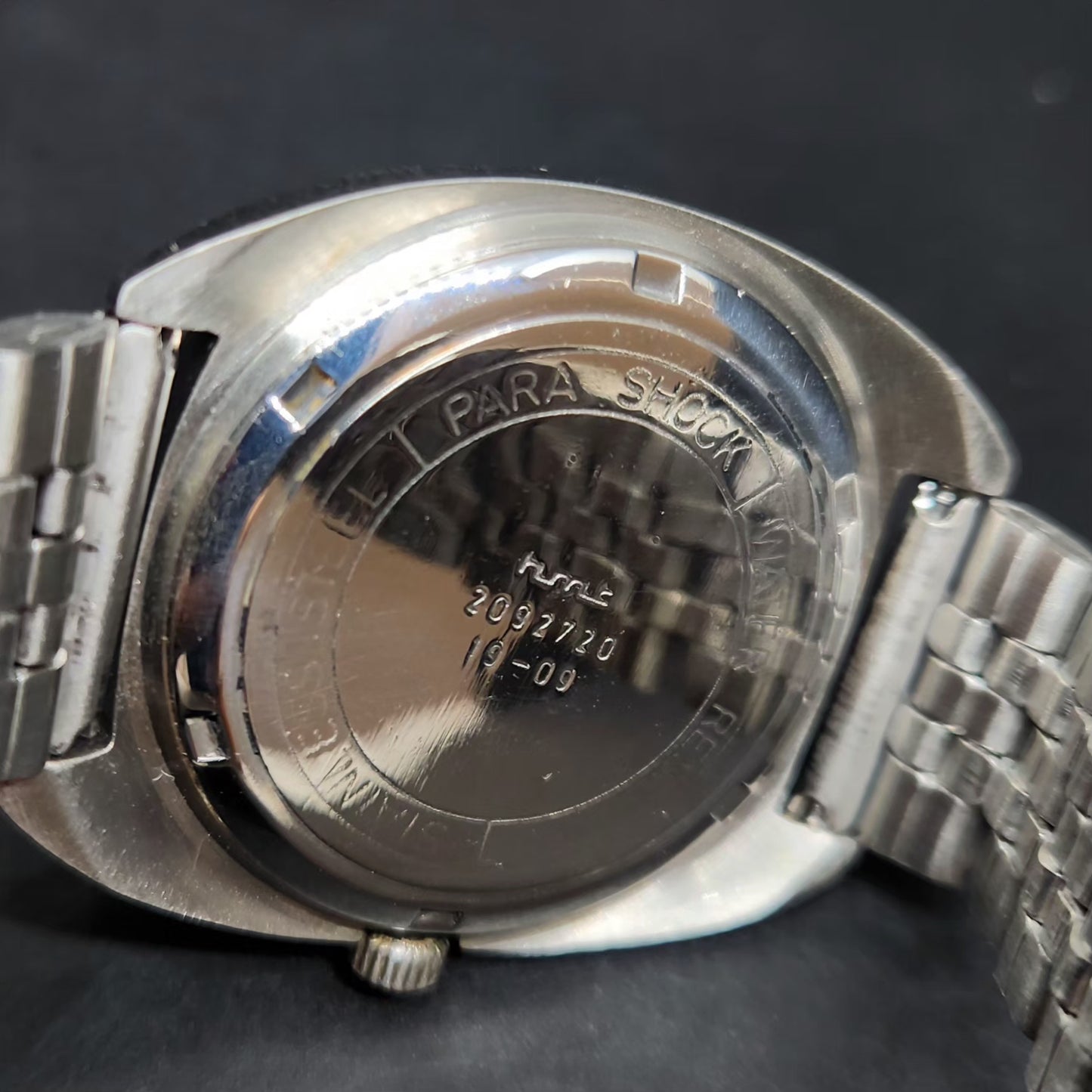 Vintage Original HMT Kohinoor Hand Winding 17 Jewels White Face Men's Wrist Watch HM75