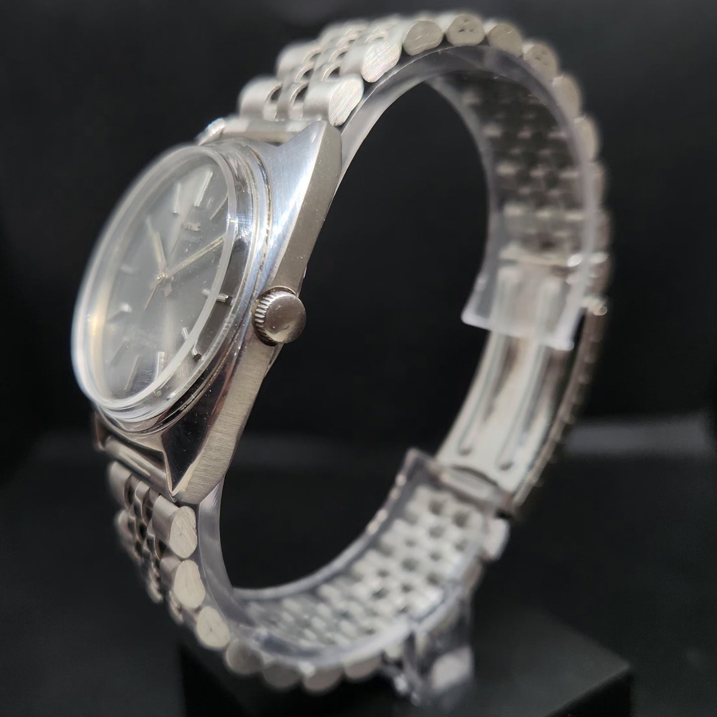 Vintage Original HMT Kohinoor Hand Winding 17 Jewels Grey Face Men's Wrist Watch HM81