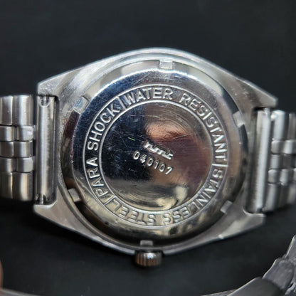 Vintage Original HMT Trisul Hand Winding 17 Jewels Purple Face Men's Wrist Watch HM83