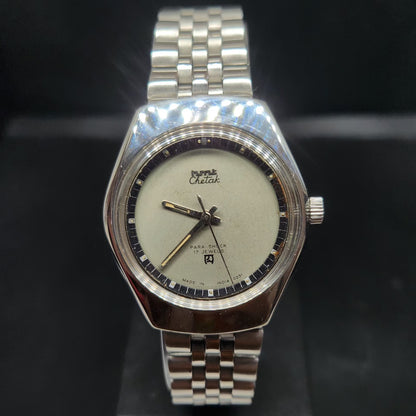 Vintage Original HMT Chetak Hand Winding 17 Jewels Grey Face Men's Wrist Watch HM84