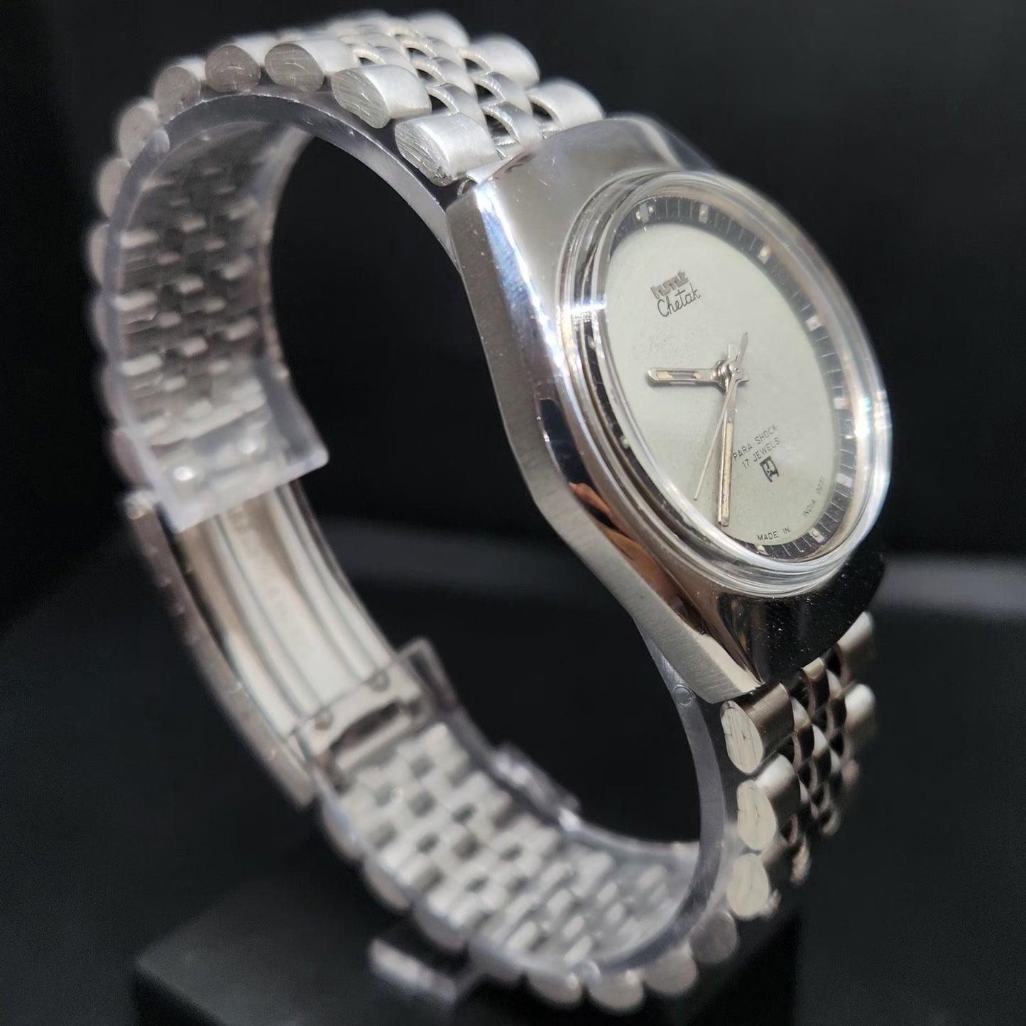 Vintage Original HMT Chetak Hand Winding 17 Jewels Grey Face Men's Wrist Watch HM84