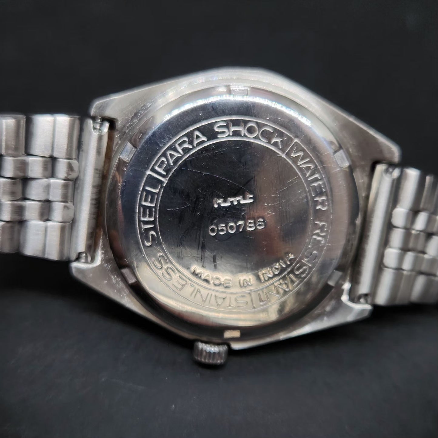 Vintage Original HMT Chetak Hand Winding 17 Jewels Grey Face Men's Wrist Watch HM84