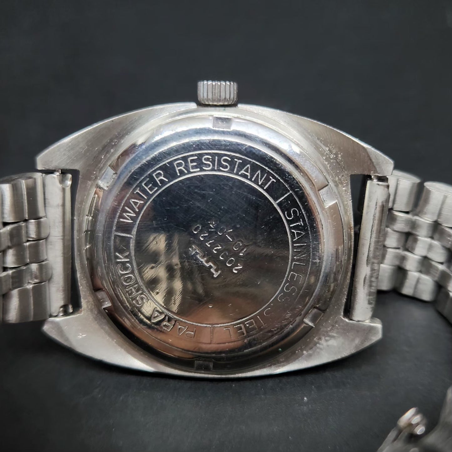 Vintage Original HMT Kohinoor Hand Winding 17 Jewels Grey Face Men's Wrist Watch HM85