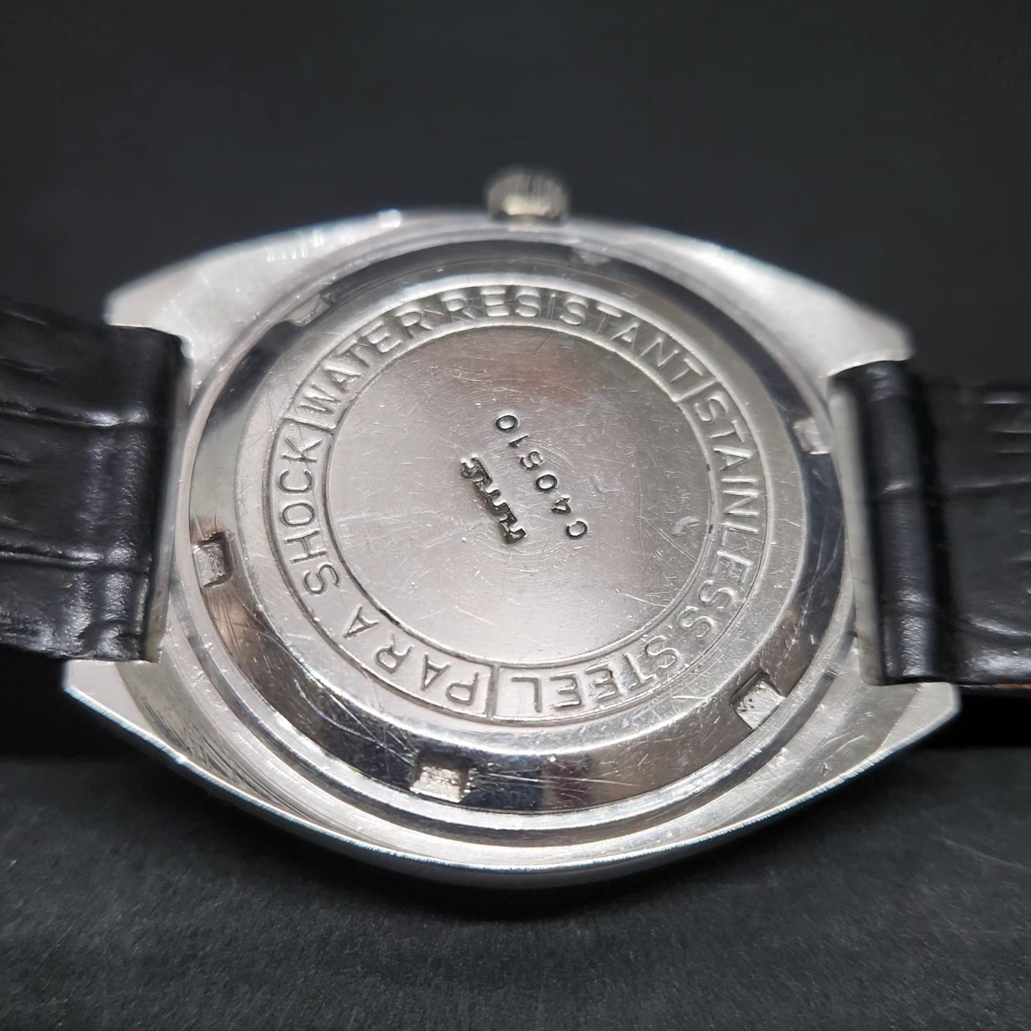 Vintage Original HMT Chirag Hand Winding 17 Jewels Gold Face Men's Wrist Watch HM88