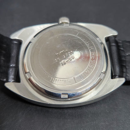 Vintage Original HMT Kohinoor Hand Winding 17 Jewels White Face Men's Wrist Watch HM91
