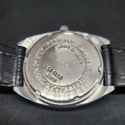 Vintage Original HMT Vijay Hand Winding 17 Jewels Gold Face Men's Wrist Watch HM94