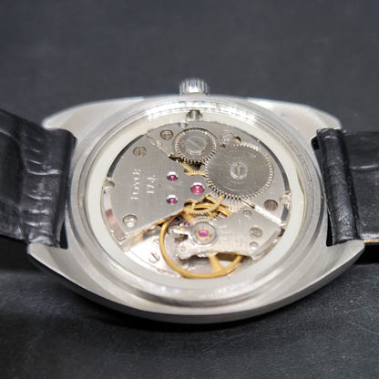 Vintage Original HMT Kohinoor Hand Winding 17 Jewels Off White Face Men's Wrist Watch HM95