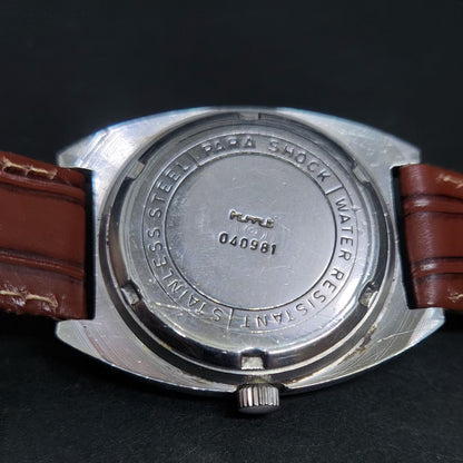 Vintage Original HMT Vijay Hand Winding 17 Jewels Gold Face Men's Wrist Watch HM97