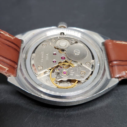 Vintage Original HMT Chethan Hand Winding 17 Jewels Gold Face Men's Wrist Watch HM101
