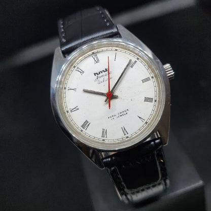 Vintage Original HMT Janata Hand Winding 17 Jewels White Face Men's Wrist Watch HM102