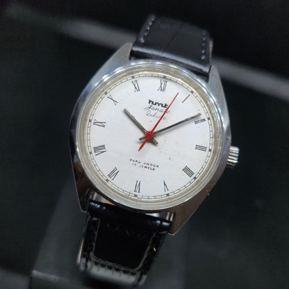 Vintage Original HMT Janata Hand Winding 17 Jewels White Face Men's Wrist Watch HM102