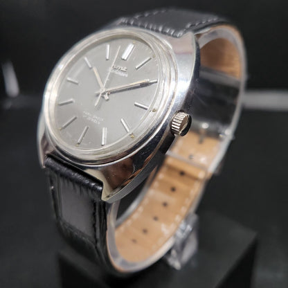 Vintage Original HMT Kohinoor Hand Winding 17 Jewels Grey Face Men's Wrist Watch HM105