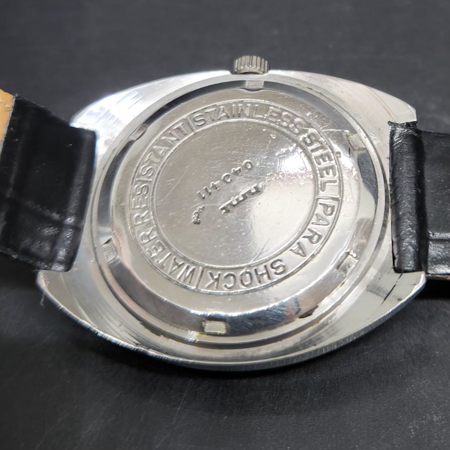 Vintage Original HMT Kohinoor Hand Winding 17 Jewels Grey Face Men's Wrist Watch HM105