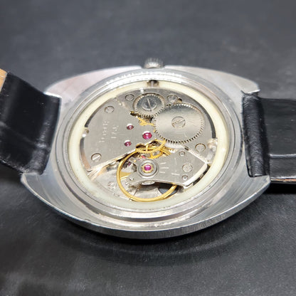 Vintage Original HMT Kohinoor Hand Winding 17 Jewels Grey Face Men's Wrist Watch HM105