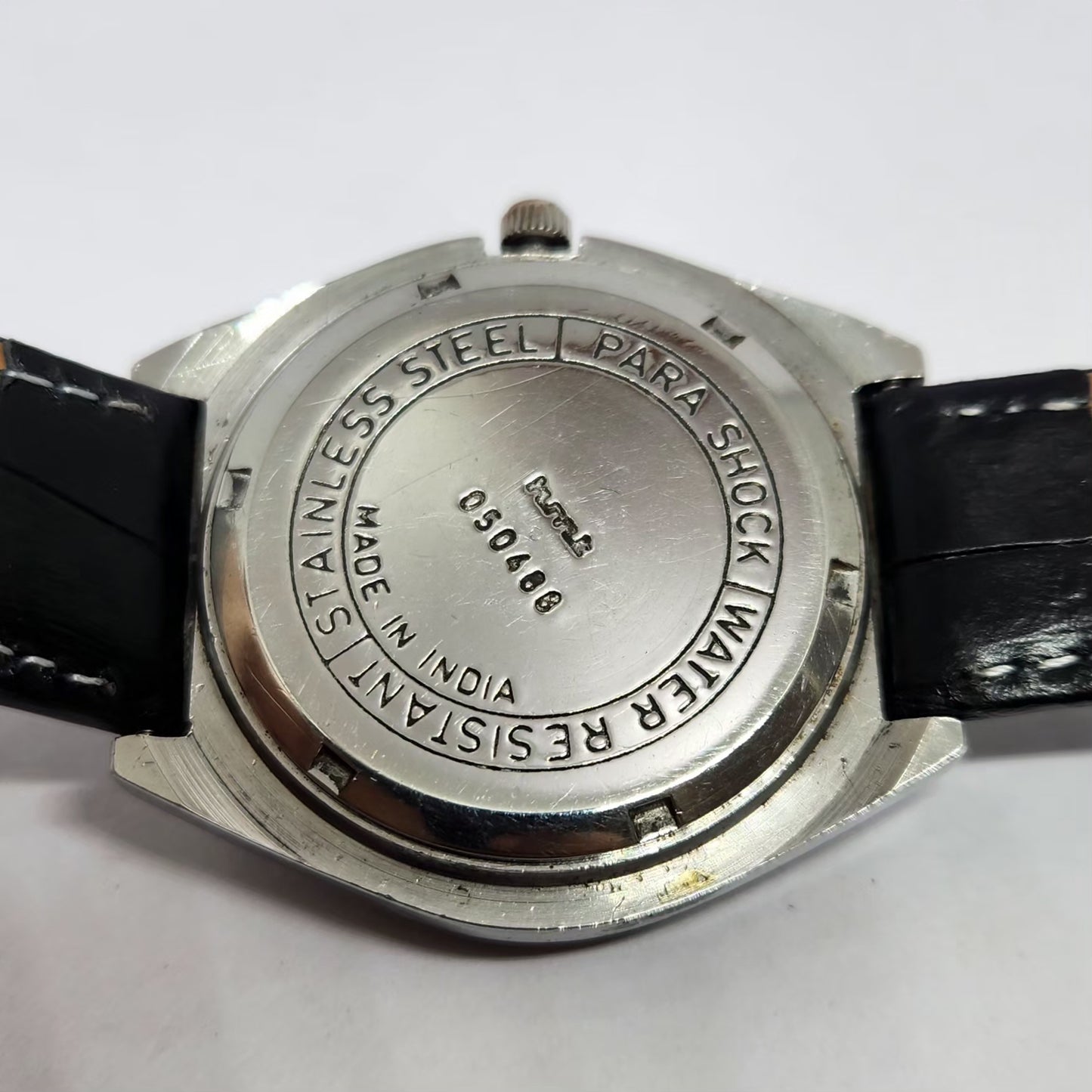 Vintage Original HMT Maurya Hand Winding 17 Jewels Gold Face Men's Wrist Watch HM107
