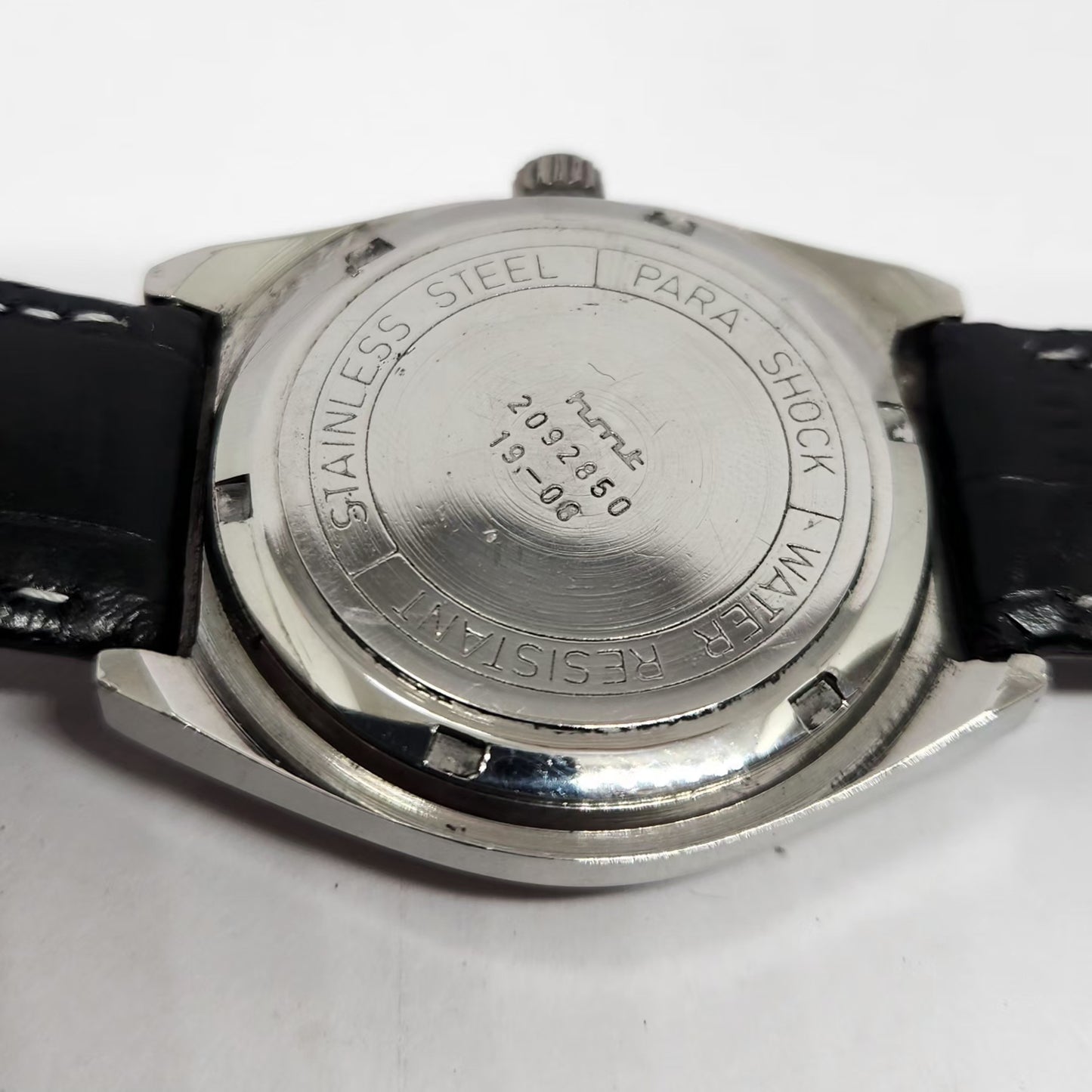 Vintage Original HMT Tareeq Hand Winding 17 Jewels Cream Face Date Men's Wrist Watch HM108