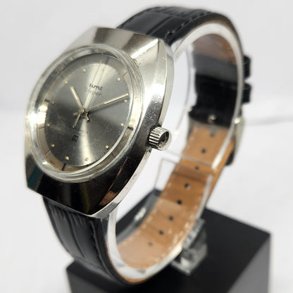 Vintage Original HMT Vivek Hand Winding 17 Jewels Silver Face Men's Wrist Watch HM111