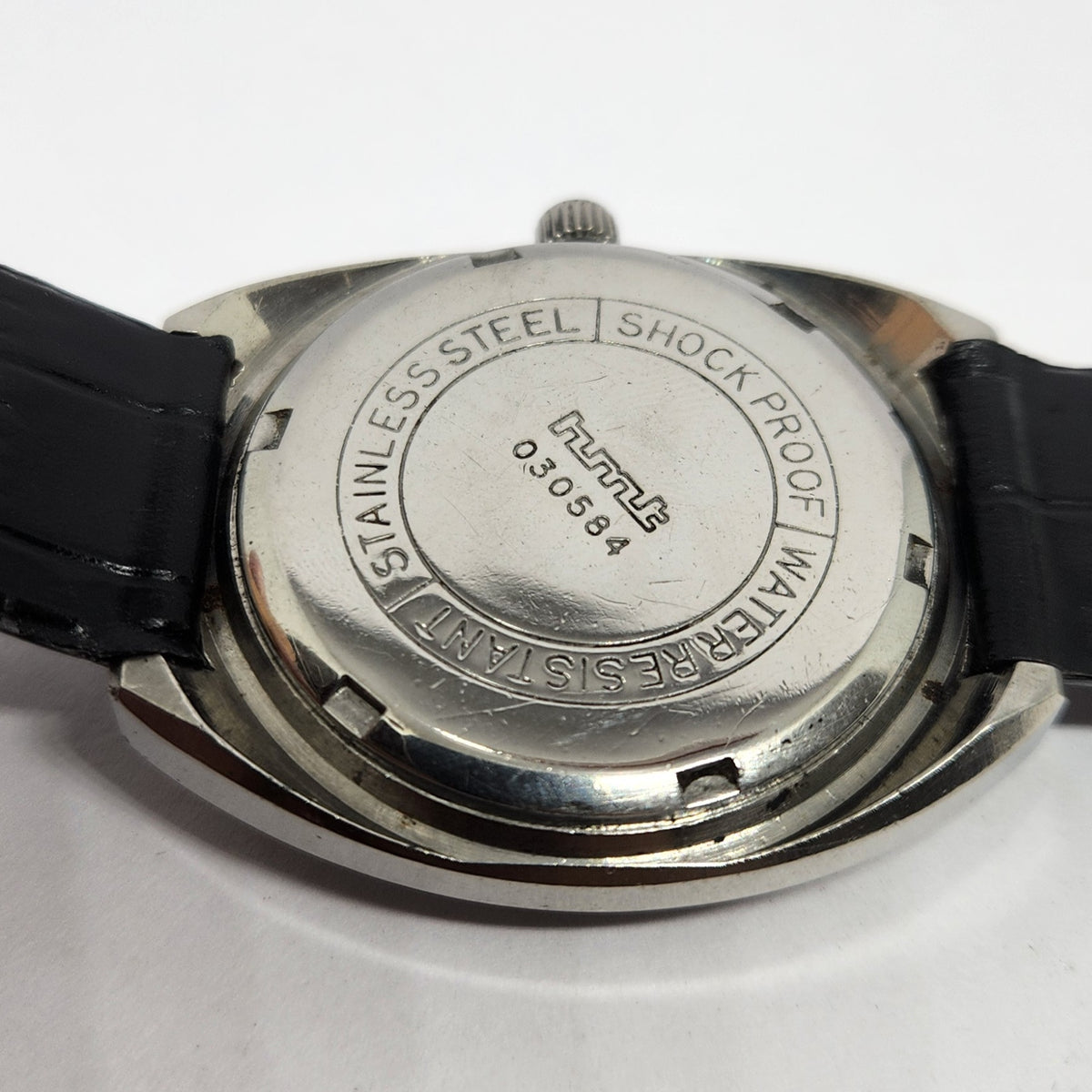Vintage Original HMT Vivek Hand Winding 17 Jewels Silver Face Men's Wrist Watch HM111