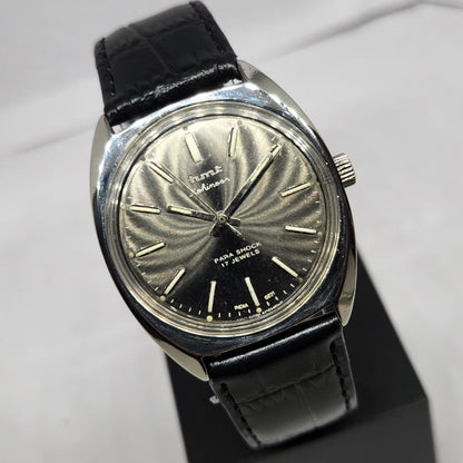 Vintage Original HMT Kohinoor Hand Winding 17 Jewels Grey Face Men's Wrist Watch HM115