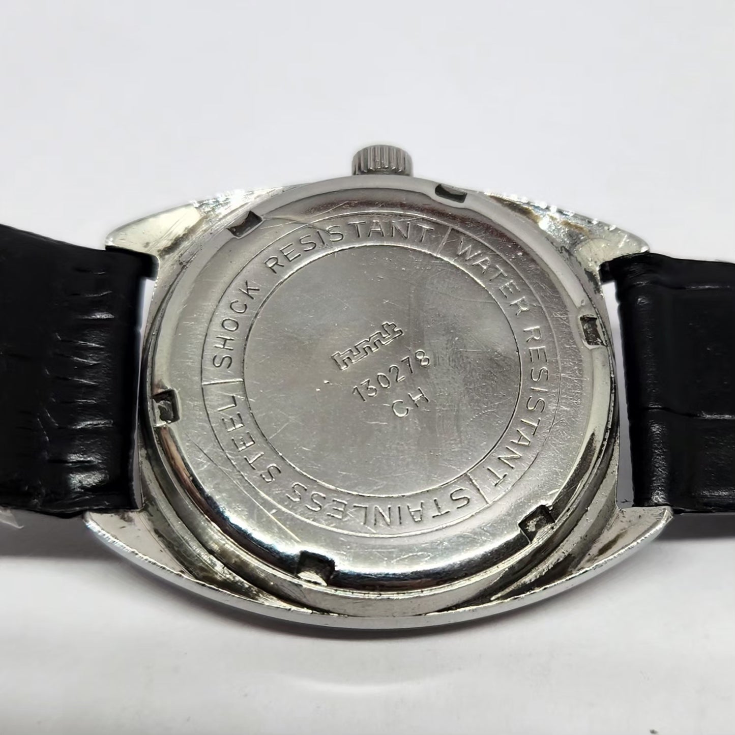 Vintage Original HMT Kohinoor Hand Winding 17 Jewels Grey Face Men's Wrist Watch HM115