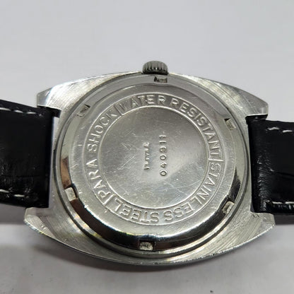 Vintage Original HMT Vijay Hand Winding 17 Jewels Brown Face Men's Wrist Watch HM125