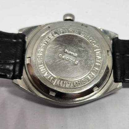 Vintage Original HMT Chirag Hand Winding 17 Jewels Gold Face Men's Wrist Watch HM130