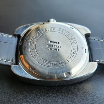 Vintage Original HMT Chanakya Hand Winding 17 Jewels Gold Face Men's Wrist Watch HM153