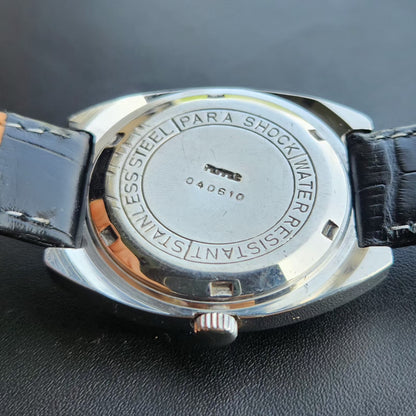 Vintage Original HMT Chethan Hand Winding 17 Jewels Gold Face Men's Wrist Watch HM140