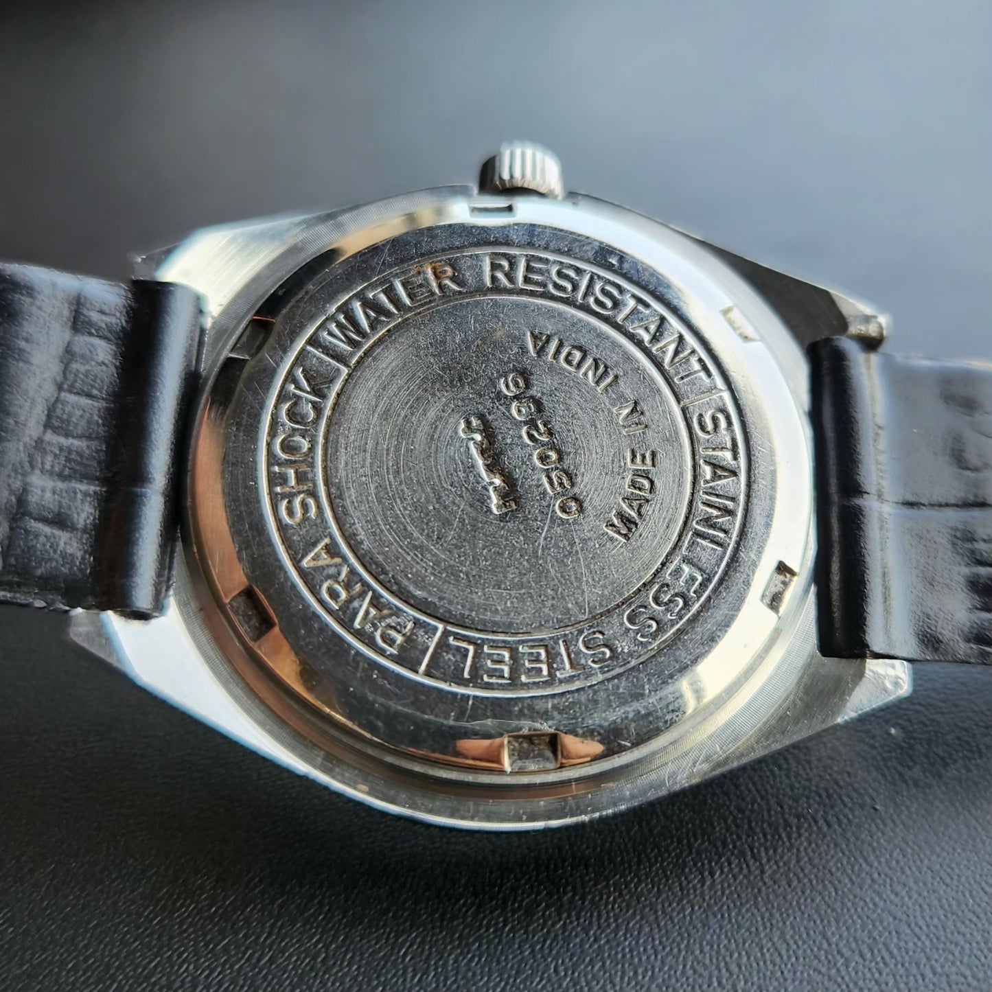 Vintage Original HMT Arjun Hand Winding 17 Jewels Gold Face Men's Wrist Watch HM146