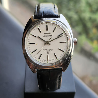 Vintage Original HMT Kohinoor Hand Winding 17 Jewels White Face Men's Wrist Watch HM161